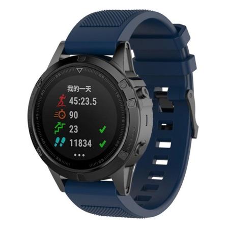 Garmin Approach S60 Tviili Pintainen Pehmeä Silikooni Vaihdettava Keloon Ranneke - Tumman Sininen Blue