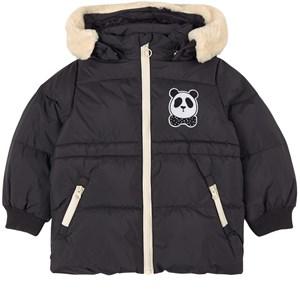 Mini Rodini Black Panda Puffer Jacket 116/122 cm - Coats and jackets - 116/122 cm - Black - Junge