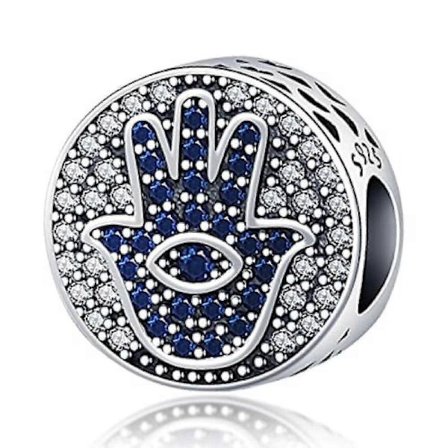 925 Sterling Sølv Ondt Øje Charm til Pandora Armbånd - Rejse Dingle Vedhæng Perler Smykkegave til Kvinder