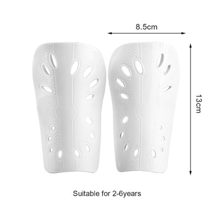 1 par fodboldskinnebeskytter Plastfodboldbeskyttere Benbeskytter F