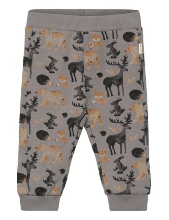 Minymo Pants Aop Sweat - Grey - 86