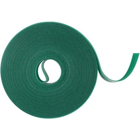 Galaxy 12 mm 25 m Grøn Havetape Plantbinder, Selvhæftende Krog- og Løkkebånd