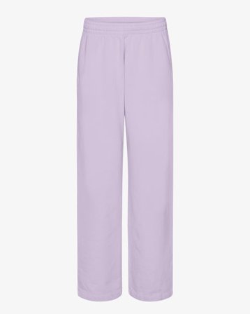 Organic Straight Leg Sweatpants - Soft Lavender