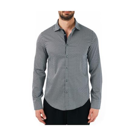 Emporio Armani, Shirt Blauw, Heren, Maat:L