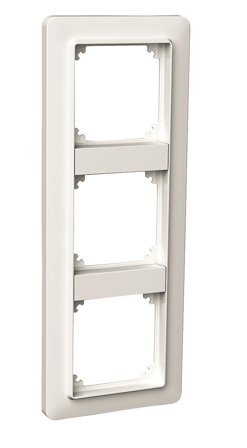 Schneider Electric Exxact Basic Ram infällt/utvändigt montage 3-fack, Strömbrytare & vägguttag