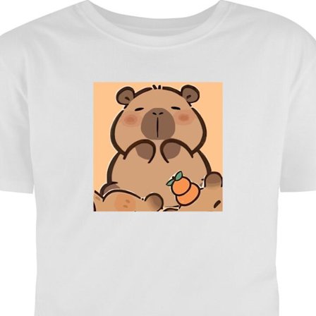 Barn T-shirt Capybara kawaii figur söt trendig samlare
