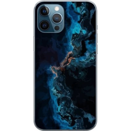 Kompatibelt Mobilskal till Apple Apple iPhone 12 Pro Galaxy Marmor