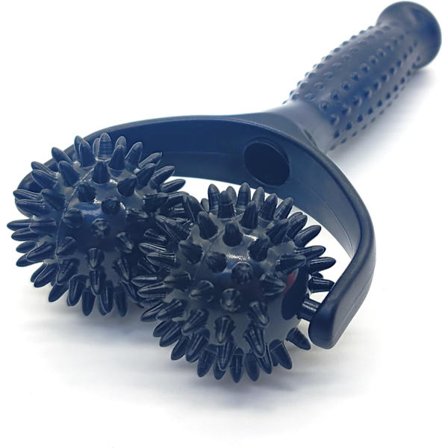 Sort, rulle massage rulle med håndtag anti fedt masse massage ro