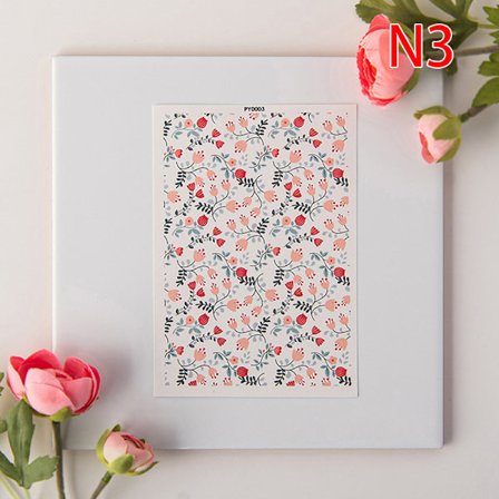 Polymer Clay Bildöverföringsark Papper Keramik Örhängen Jewelr