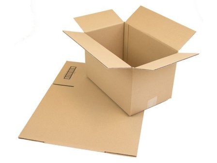 BOXON Wellåda E155 250x250x250mm - Lyreco - Emballage och lagerutrustning - Lådor och well - Welllådor 1-lag - 98-290 mm