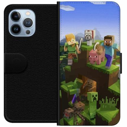 Apple Iphone 14 Pro Max Plånboksfodral Minecraft