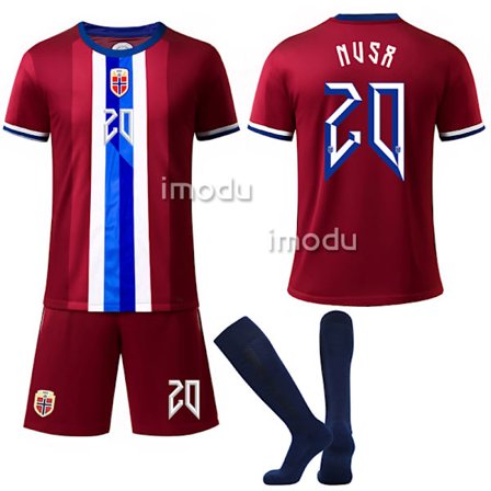 Norges fodboldlandshold Børneholdstrøje NO.20 Nusa