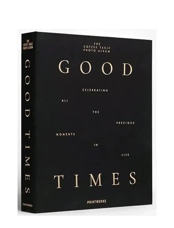 PRINTWORKS Photo Album - Good Times, Black - Black - ONE SIZE