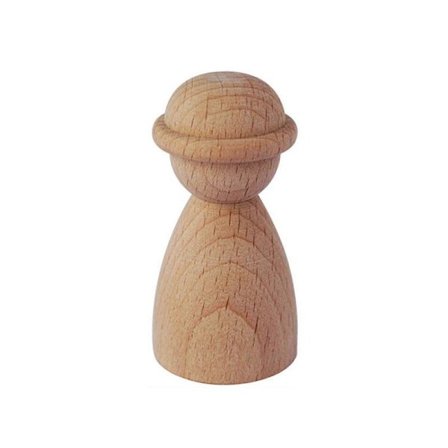 Lekefigurer for barn, tredukker, DIY-håndverk, uferdige leker, tilbehør, pedagogisk for lek, førskole, bordleke, best G