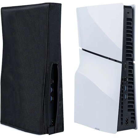 /EA/PS5 Slim Pölysuoja Naarmuuntumista Estävä Pölysuoja Playstation 5 Slim Digital/Disc Pelikonsolille - Musta