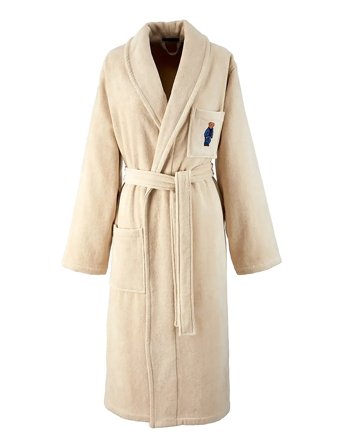Ralph Lauren Home Denimbea Bath Robe - Beige - L