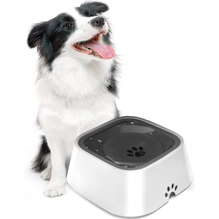 Vandskål til kæledyr, Anti-overløb Vandskål til kæledyr, Anti-overløb Flydende Vandskål til Hunde og Katte, Anti-dryp Vandskål til Hunde