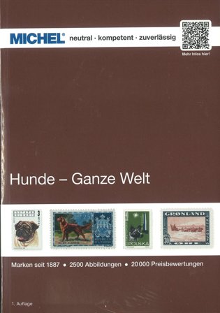 MICHEL - Hunde, Hele verden 2018 - Frimærkekatalog