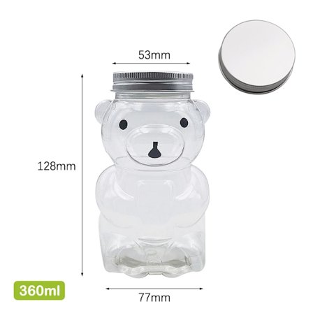 Engångsdrinkflaskor e Bear Plastkopp Juice Beverage Stor