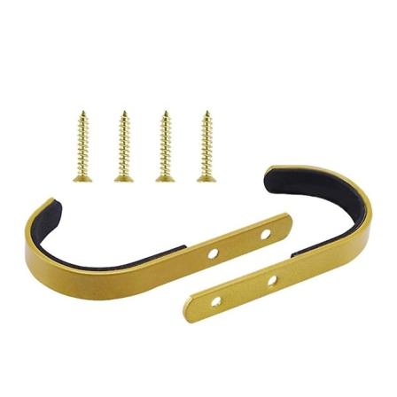 Guns Display for rifler, hagler, Airsoft Guns racks Veggmontert riflehenger Gold