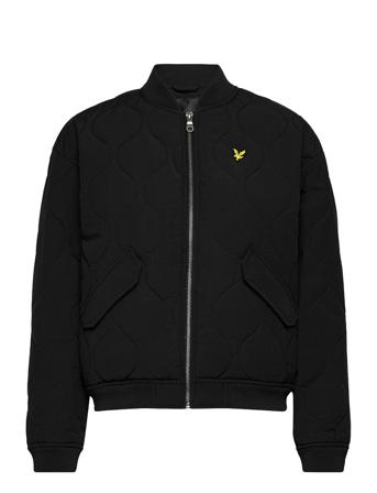 Quilted Bomber Black Lyle & Scott