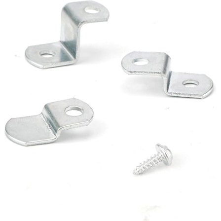 60 stk. lerret offset-klips, ramme klips, 1/4 tomme, 1/8 tomme, 1/2 tomme lerret