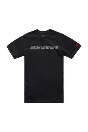 Tricou Alpinestars Linear Wordmark 2.0 CSF negru/gri/roșu XL