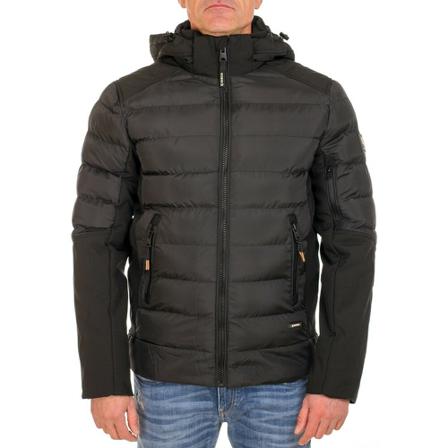 Garcia Winter Jas , Zwart , Heren , Maat: S