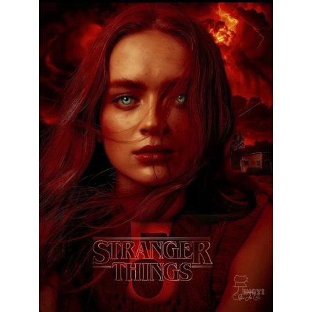 2025 Nye Diamantmaleri Rhinestones Horror TV Stranger-Things Serie Korssting Broderi Billede Mosaik Hjem Dekoration