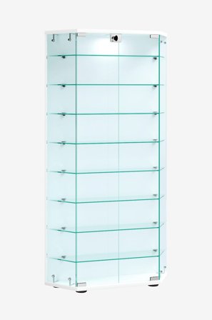 VCM - Vcm Fritstående vitrineskab Cenila Xl - Hvid - Skabe - Fra Homeroom