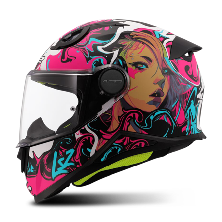 Casco Integral Niño LS2 FF812 Púrpura S