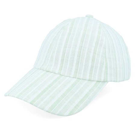 Seeberger - Grön unconstructed Keps - Cotton Viscose Fabric Baseball Cap Jade Dad Cap @ Hatstore