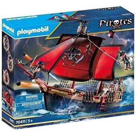 Playmobil Pirates - Piratskepp Med Dödskallar Mix Color