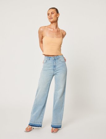 ABRAND 94 High Wide Andie Tint Light Blue - Blue - 25