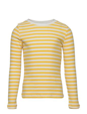 Lpelly Rib Ls Blouse Patterned Little Pieces