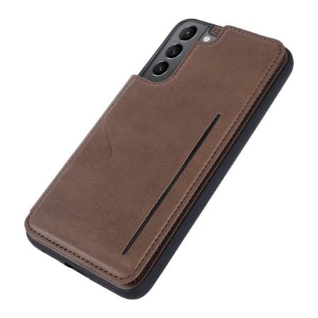 Stilig deksel med kortholder - Samsung Galaxy S23 Plus Brun