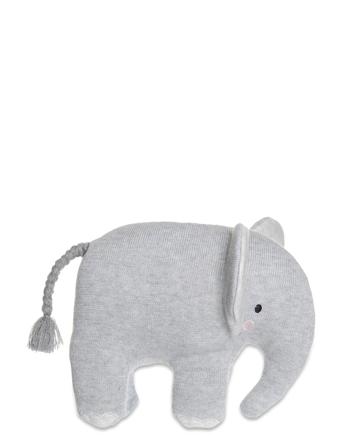 Cozy Knits, Elefant Toys Soft Toys Stuffed Animals Grå Teddykompaniet