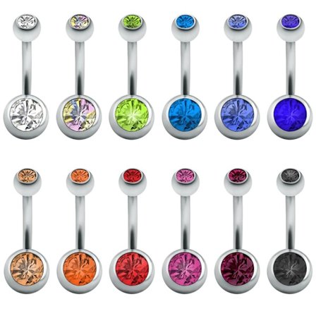 Napanappi Rengas Kehon Piercing 316l Teräs