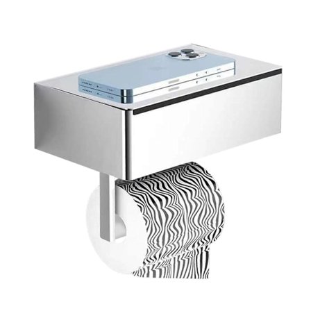 Veggmontert toalettpapirholder vanntett rustfritt stål våtserviett dispenser