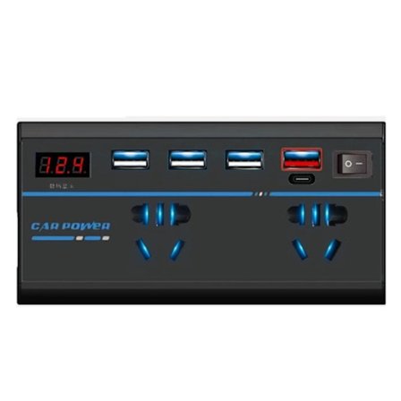 Power auton power 12V/24V–110V/220V power ajoneuvolaturit