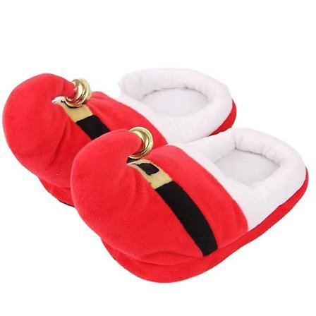 1 par jultofflor, bekväma vintertofflor