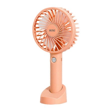 Håndholdt personlig ventilator, genopladelig batteridrevet kølende skrivebords elektrisk USB-ventilator med ventilatorfod