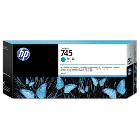 HP Bläckpatron F9K03A 745 Cyan - Lyreco - Toner och bläck - Bläckpatroner - Bläckpatroner HP