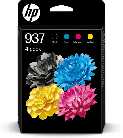 HP 937 CMYK originalbläckpatron 4-pack, 196548697632