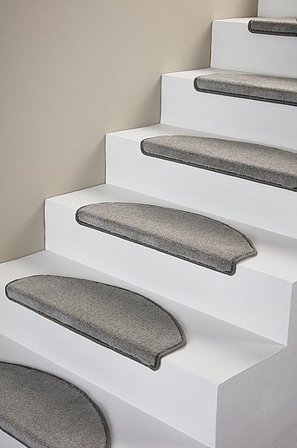 Jotex - Dywan Schodkowy 10-pak Stalowoszary - SOFT - Kup Dywaniki na schody firmy Jotex