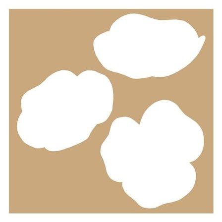 2 Poppies Kraft-schabloner 20 x 20 cm