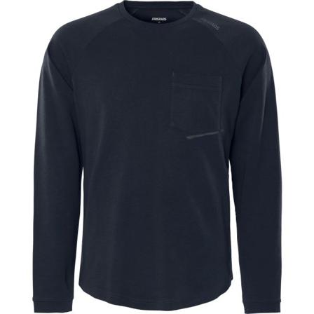 Fristads 7821 GHT T-shirt marinblå, långärmad Marineblå, Klær
