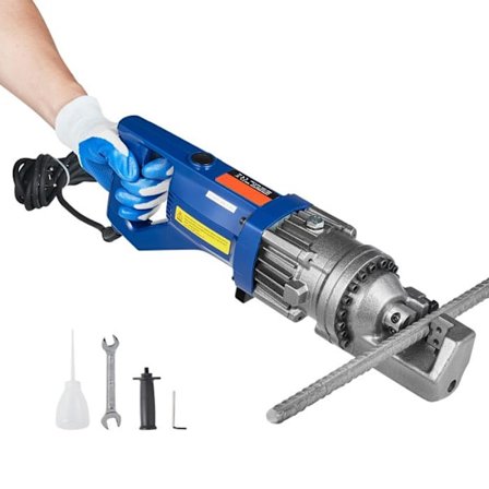 Hydraulisk elektrisk stangskærer-Duoku-1000 W-Portabel stangskærer til armeringsstål-Maks. 16 mm (5/8") #5 på 2 sekunder