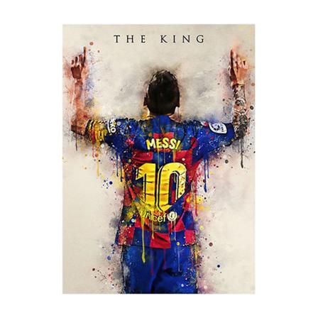 Leo Messi Fodboldplakat Sport Kunst Billede Print Hjem Værelse Dekoration