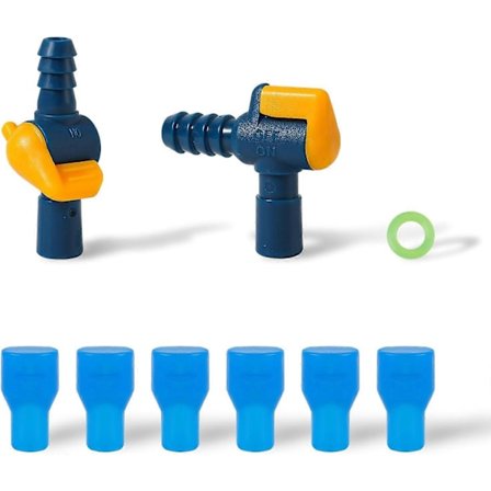 6 stk. Udskiftningsbidventil til Camelbak, hydreringspakke mundstykke med 2 slanger